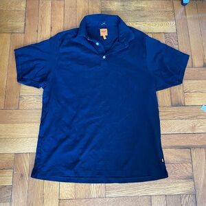 SOFT CLOTH - Men's Navy Blue Polo Shirt - 100% soft Cotton - Small